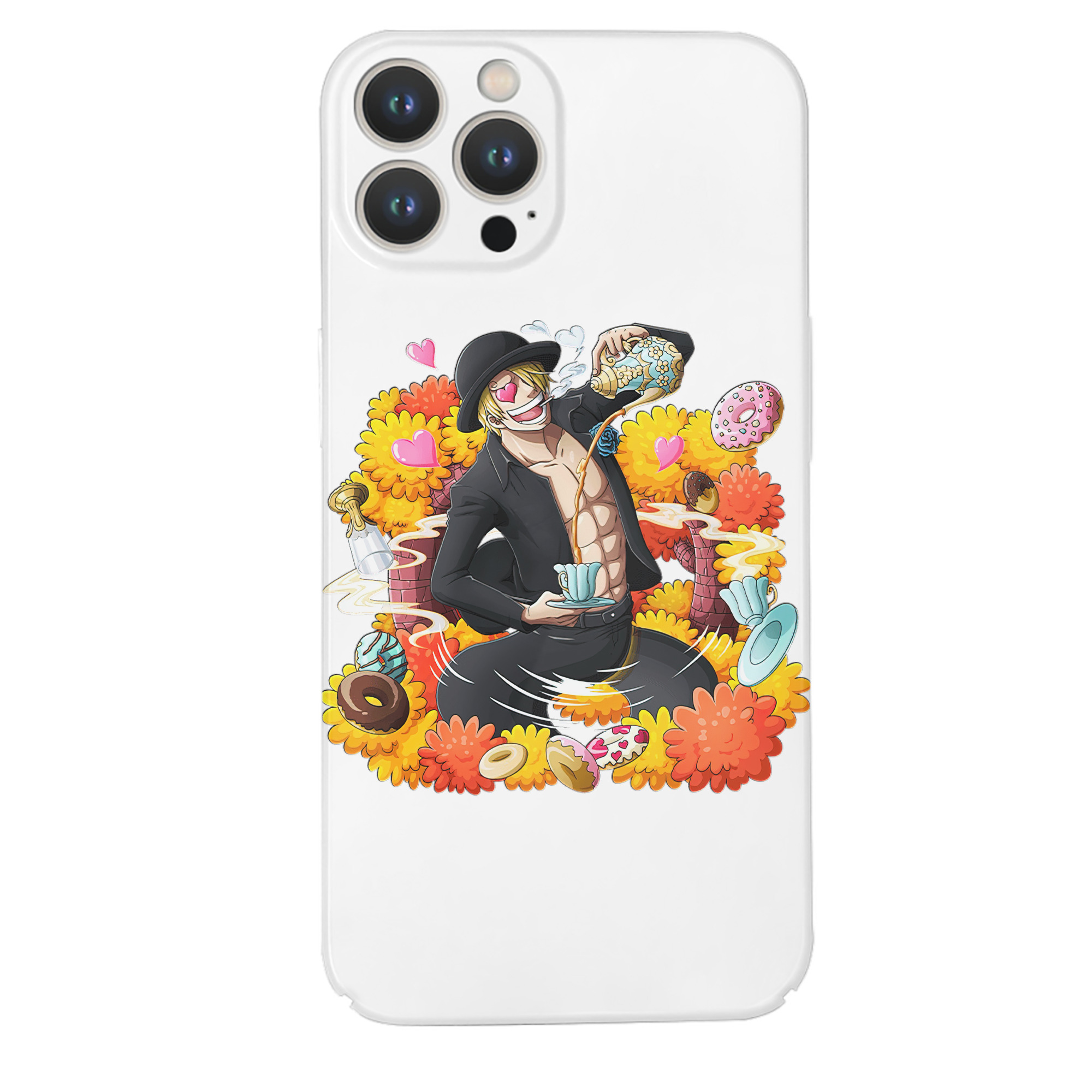 （画像用） ワンピース サンジ ONE PIECE Sanji 【iPhone 14シリーズ対応】ハードケース